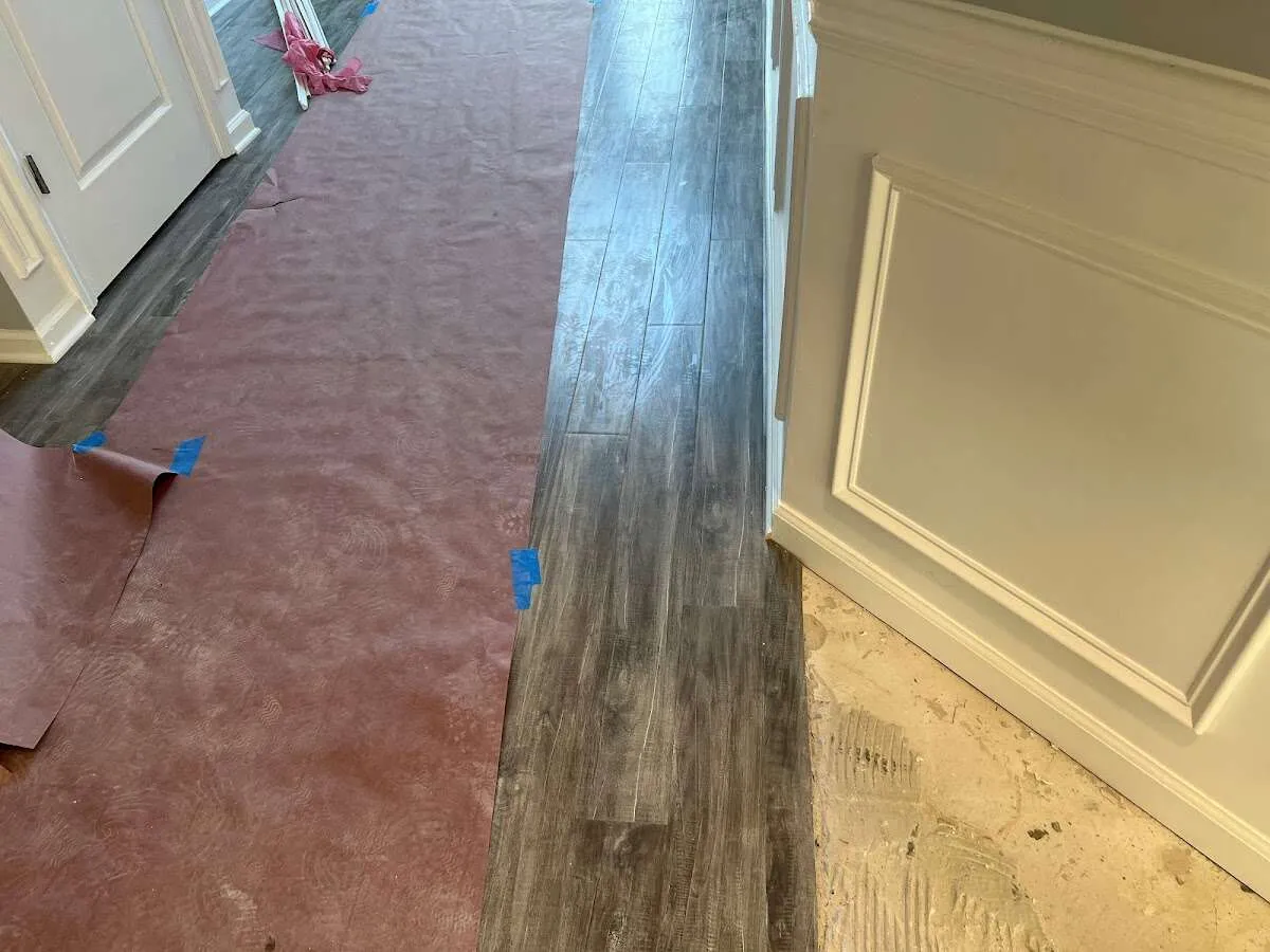 Completed marble shower restoration in Maurice River